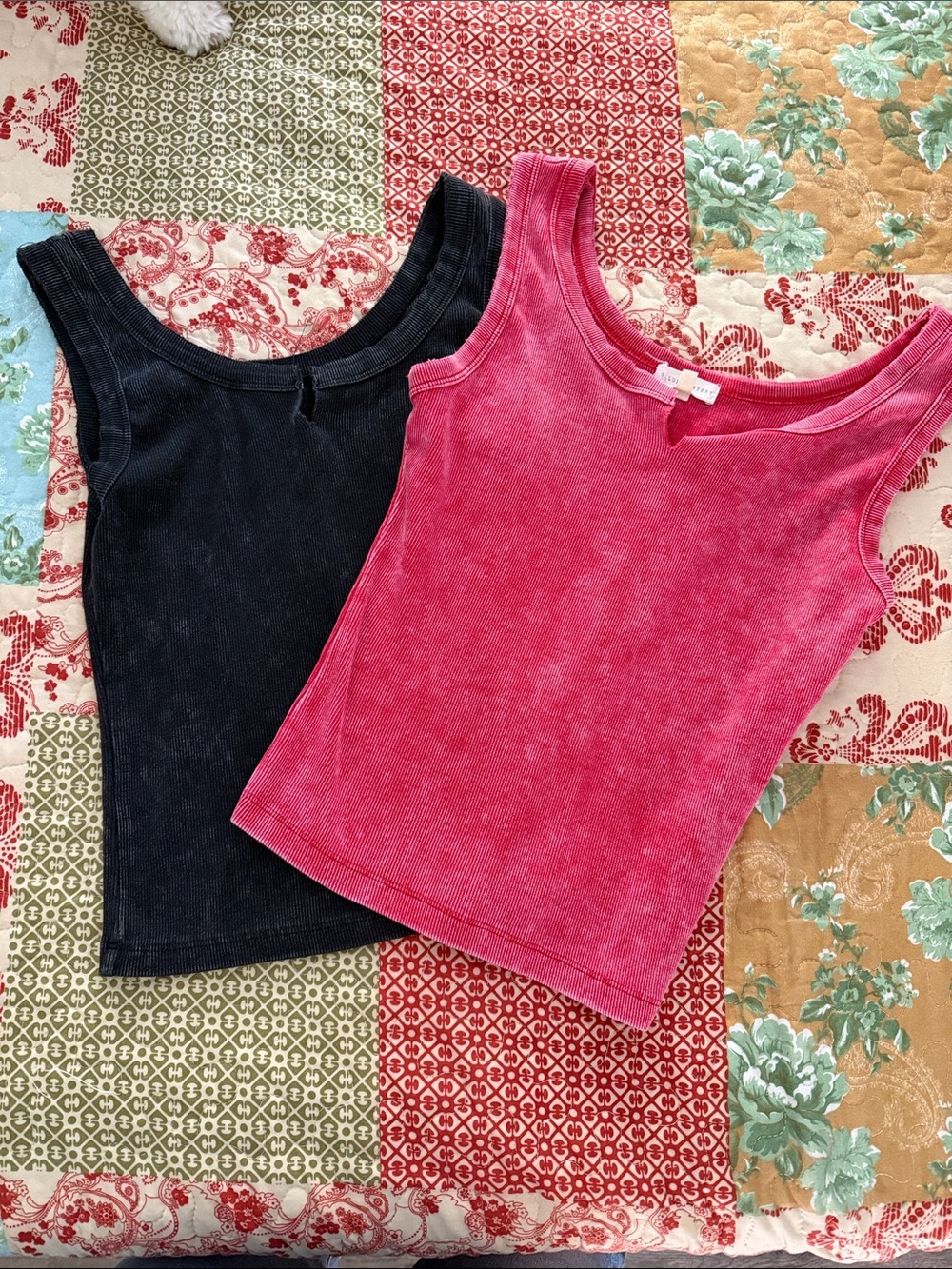 BKE Girls Tank Tops — Pink & Black 2-Pack